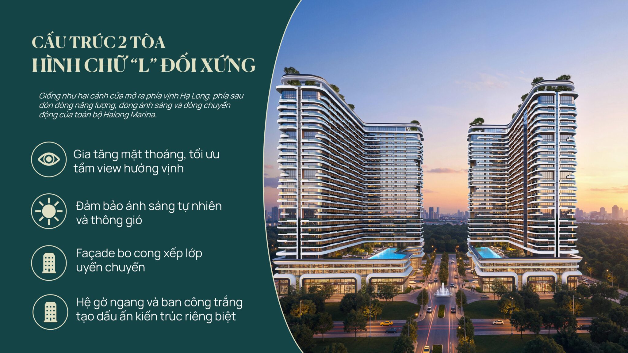 Cấu trúc dự án Prima Bay Hạ Long
