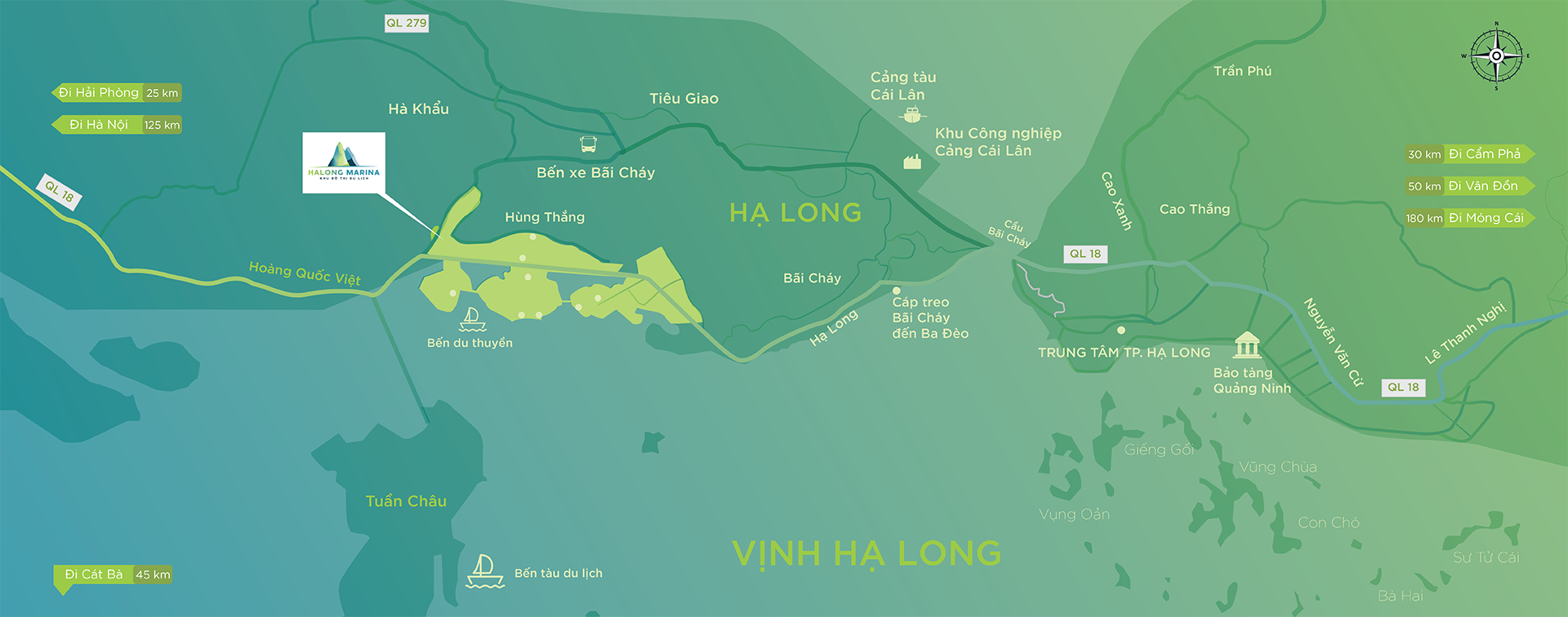 Vị trí HaLong Marina