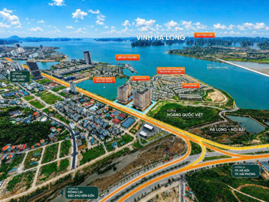 vị trí dự án Prima Bay Hạ Long